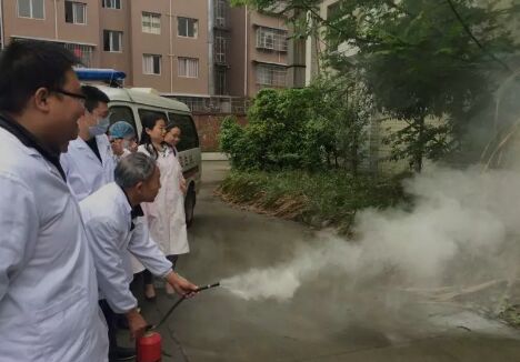 中江县凯江中心卫生院开展消防应急演练培训